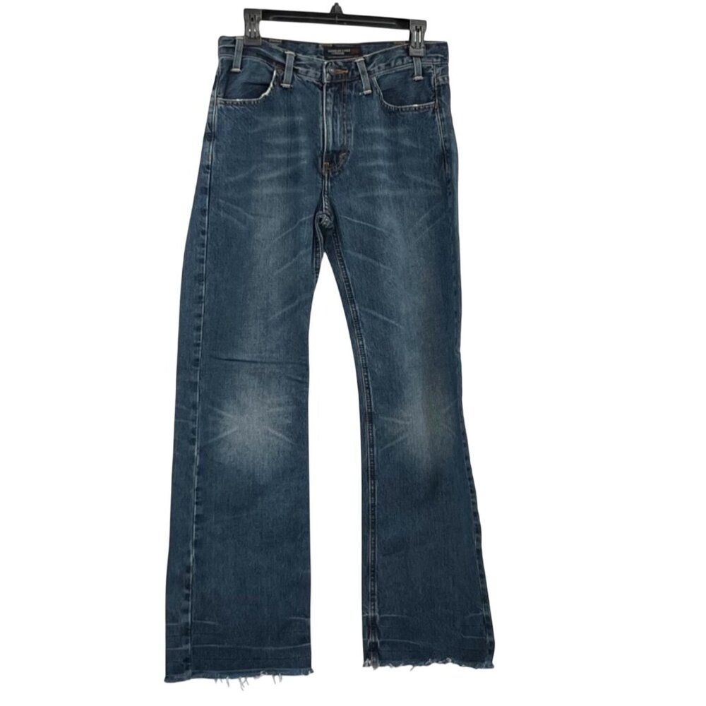 American Eagle Mens Jeans 29x30 Used Unhemmed Raw Edge 100% Cotton - Picture 3 of 16